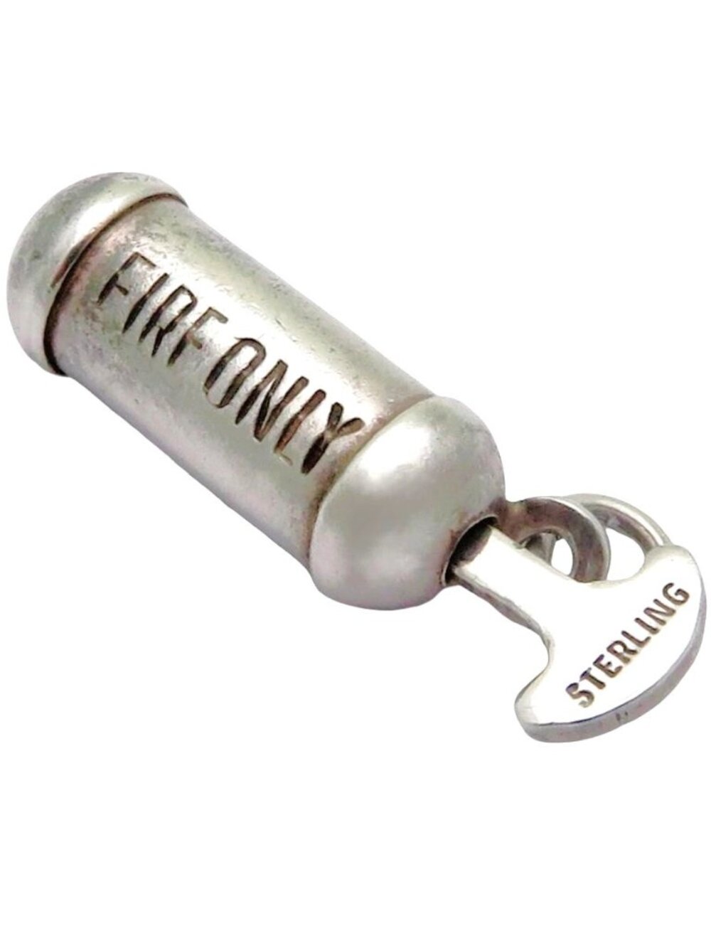 Vintage Sterling Silver Movable Fire Extinguisher Charm 1930s-1940s